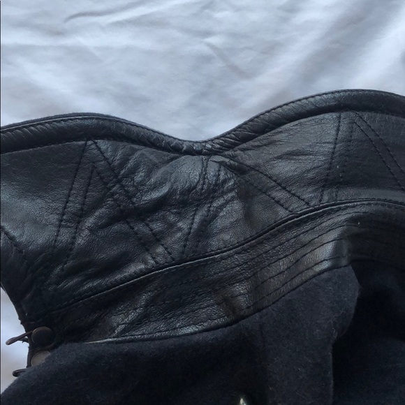 Mens Wool Pea Coat (XS) - Picture 11 of 13